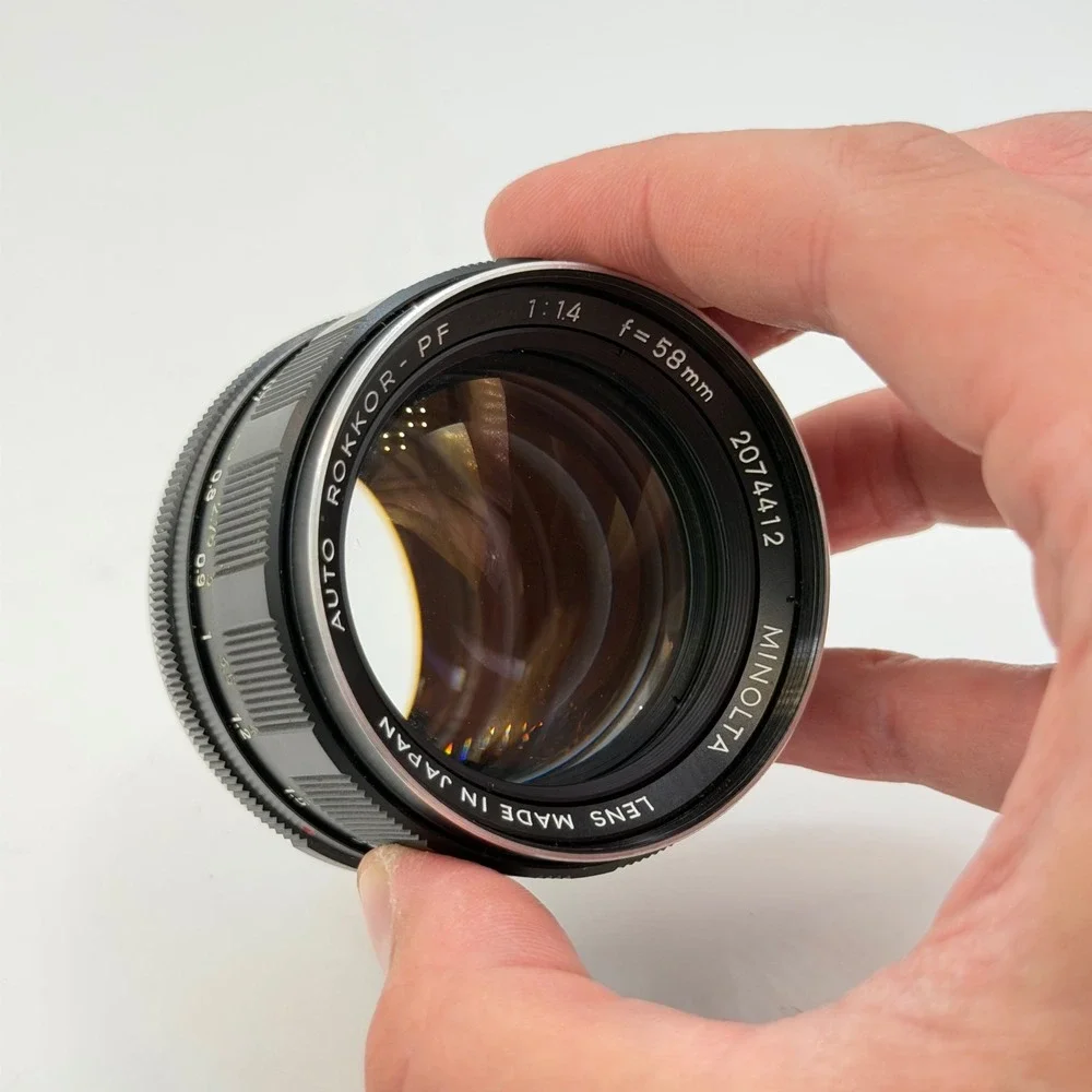 Minolta‎ Auto Rokkor-PF 58mm f1.4 Manual Focus Lens SR Mount Vintage Fungus